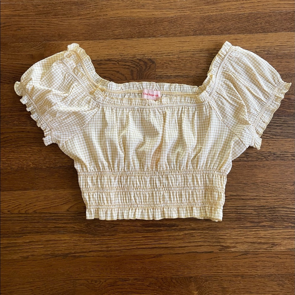 Marta Top - Tuscany Gingham